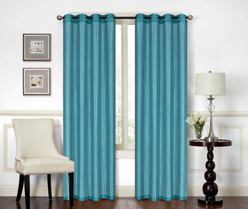 Adore the Decor™ Faux Silk 54 x 84 in. Single Grommet Curtain Panel